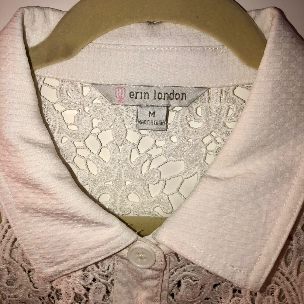Erin London Women's Cream Lace Jacket - Picture 3 of 4